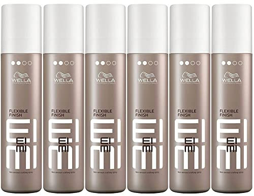 Wella EIMI Flexible Finish Haarspray ohne Treibgas 6 x 250 ml Styling Fixing Hairspray Modellierspra