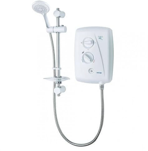Triton Showers SP8008ZFF Shower, 240 V, White
