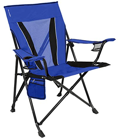 Kijaro Dual Lock Portable Camping Chairs - Enjoy the Outdoors with a Versatile Folding Chair, Sports Chair, Outdoor Chair & Lawn Chair - Dual Lock Feature Locks Position - Maldives Blue