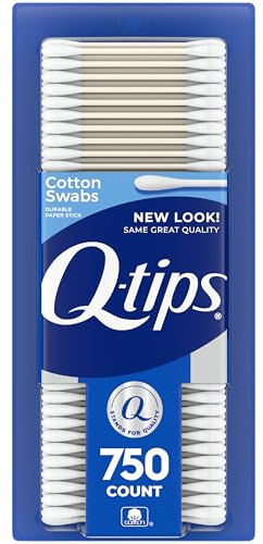 Q-tips Cotton Swabs For Hygiene and Beauty Care Original Cotton Swab Made With 100% Cotton 750 Count