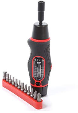 Norbar NOR13700 0.3-1.5 N m 1/4-Inch Hex Torque Screwdriver Kit - Silver