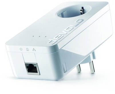 Devolo dLAN 650+ (600 Mbit/s, 1x GB LAN Port, Steckdose, Datenfilter, Netzwerk, Powerline) weiß