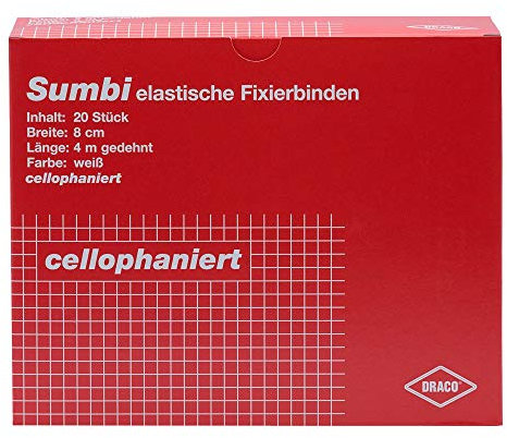 Dracosumbi Fixierbinde 10 Cmx4 m Weiß