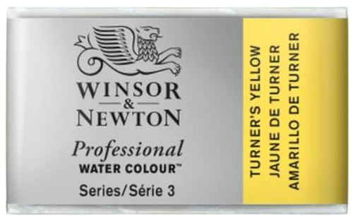 Winsor & Newton Acuarela Profesional - Pintura de Acuarela, Alta Luminosidad, Resistente a la Luz, Calidad de Archivo, Godet, Color Amarillo De Turner