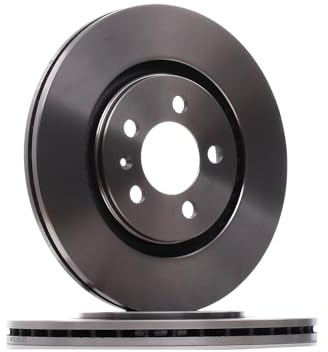 Juego de 2 Discos de Freno Bosch BD465 - Discos Ventilados, Alto Contenido en Carbono, 280 mm - Eje Delantero - ECE-R90 - Refrigeración Mejorada, Menor Fatiga, Anticorrosión - 1 Juego de 2 Discos