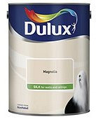 Dulux Silk Emulsion Paint, Magnolia, 5L