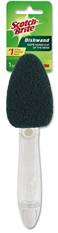 3M Dishwand, Green, Yellow, 1 Count (Pack of 1)