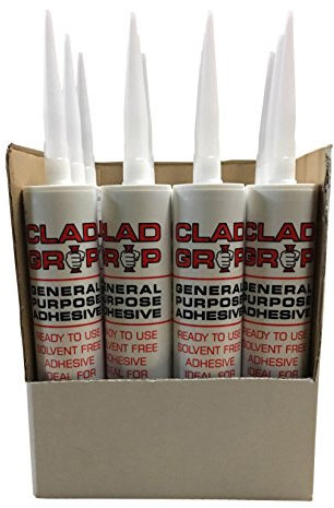 Clad Grip Adhesive Box for Bathroom Cladding & Ceiling Panels Qty 12 Tubes 310ml by DBS