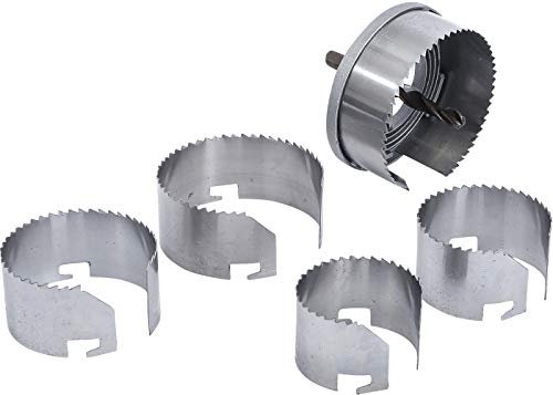 BGS Diy 50305 | Juego de coronas de corte | Ø 60 - 95 mm | 35 mm de profundidad | 5 piezas