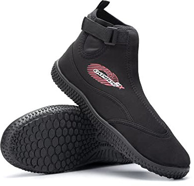 Osprey Unisex Neoprene OSX Aqua Wetsuit Stiefel, Schwarz, Gr. 45 (Herstellergröße: 10)