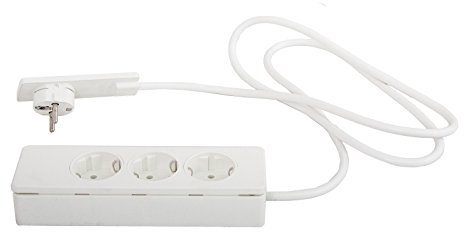 Schulte 151000156300 EVOline Plug-Verlängerung mit 3-fach Verteile
