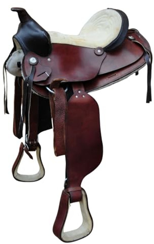 AMKA Alabama Westernsattel für Großpferde beige/braun