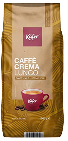 Feinkost Käfer Caffè Crema, ganze Bohne, Aroma-Softpack, 1 kg