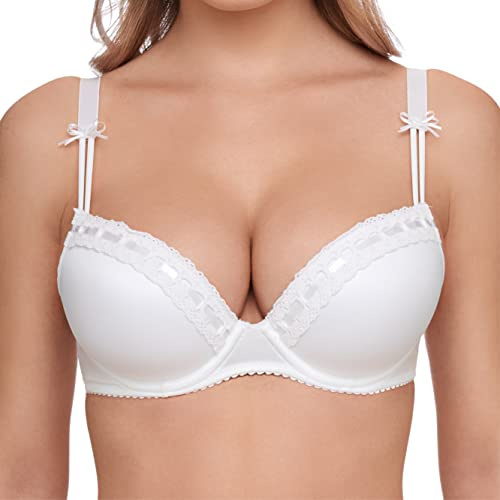 Susa - Reggiseno, Donna, Bianco (Weiß (003)), 5B