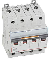 Disjoncteur DX³ MA 25kA - 4P 400V~ - 4A - 4 modules