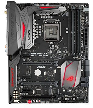 Asus Maximus VIII Hero Alpha Gaming MB Scheda Madre, Nero/Rosso
