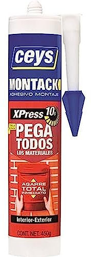 Ceys - Adhesivo de montaje - Montack a.t - Inmediato - Cartucho 450 G