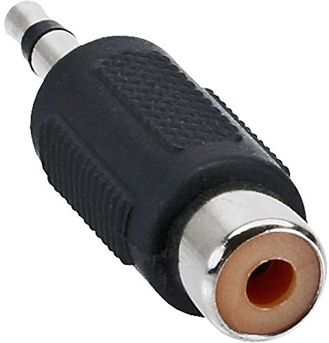 InLine 99326 Audio Adapter, 3,5mm Klinke Stecker an 1x Cinch Buchse, Mono