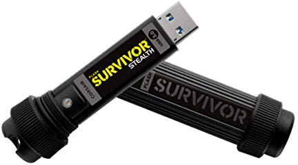 Corsair CMFSS3-64GB 64GB USB 3.0 Flash Survivor Stealth 200m Water Proof Flash Drive