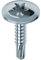 Mustad: 500 viti Drillex® Autoperforanti, Testa Fungo Flangiata Larga, 4.2x13 mm, Zincate Bianche
