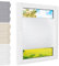 Plissee Klemmfix [Weiß, 80x220 cm] ohne Bohren für Tür & Fenster, Faltrollo mit einfacher Montage/Bietet optimalen Sichtschutz und Privatsphäre, idealer Sonnenschutz