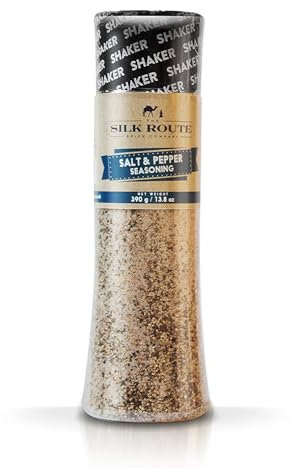 Silk Route Spice Company Salt and Pepper Giant Shaker - 390g/13.8oz