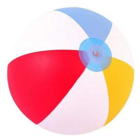 Bestway-24'' Panel Beach Ball Bestway. Pelota de Playa 31022, Color blanco, uk: 24 inch (BW31022)