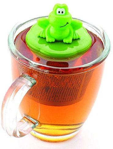 Joie Kitchen Gadgets Infusore Rana, Acciaio Inossidabile, Verde, 5 x 5 x 10 cm