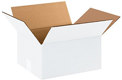 AVIDITI White Shipping Boxes 12L x 10W x 6H (25 Pack) Small Medium Mailing Box for Small Business Packaging, Mailers, Gifts & Storage