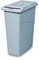 Rubbermaid Commercial Products Slim Jim Waste Confidential Container with Lid 87L Grey FG9W1500LGRAY