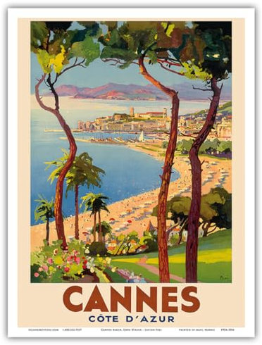 Cannes - Côte d'Azur France - French Riviera Poster Print