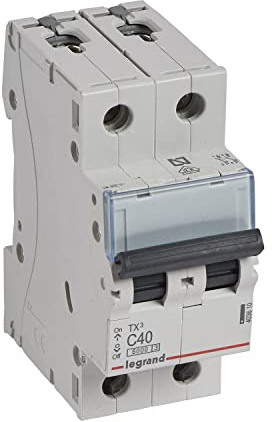 InterruptorAutomaticoTX3 2 Polos 40A Legrand 403610