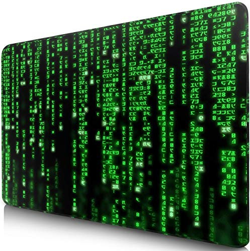 SIDORENKO Tappetino Mouse - 280 x 200 x 2mm - Mouse Pad Gaming - Bordi cuciti I Base in Gomma Antiscivolo I Verde