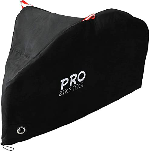 Abschließbare Fahrradabdeckung XL - Schutzhülle für alle Wetterbedingungen. Reißfestes & strapazierfähiges Oxford Ripstop-Gewebe, UV beständig & wasserdicht. Fahrradgarage für Mountainbikes, Rennrad