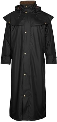 Black Roo Stockman Coat, Svart, XL