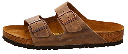 Birkenstock Classic Arizona Leder, Unisex-Erwachsene Pantoletten, Braun (Tabacco Brown), 38 EU