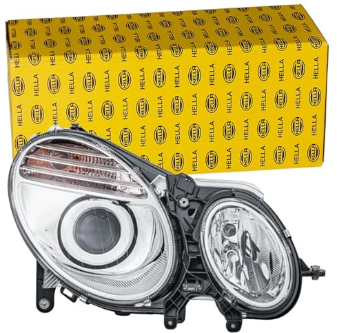 HELLA 1EL 009 260-561 Halogen/Bi-Xenon Scheinwerfer - Mercedes-Benz E-Klasse (W211) - CCC/ECE - für Rechtsverkehr - rechts