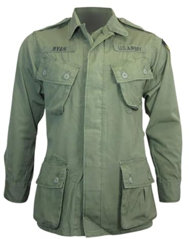 Mil-Tec US Olive Green Tropical/Jungle Jacket - Vietnam Era (XL)
