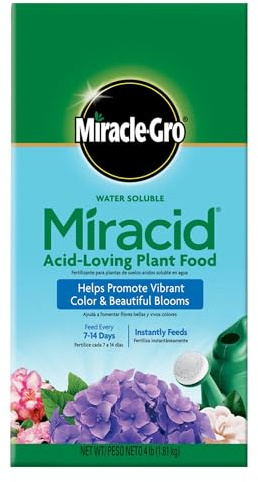 Miracle GRO Garden Pro Water Soluble Miracid Plant Food 30-10-10 4 Lb.