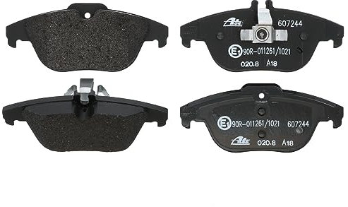 ATE Original Bremsbeläge - Belagsatz - für Scheibenbremse - 13.0460-7244.2 - ECE-R90 Straßenzulassung, grau