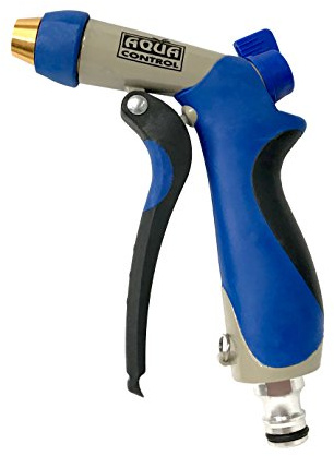 Aqua Control AMT41 - Pistola de Riego fabricada en Metal y Caucho, con Chorro Multifunción y Regulación de Caudal
