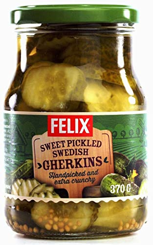 Felix Sweet Pickled Swedish Gherkins 370g