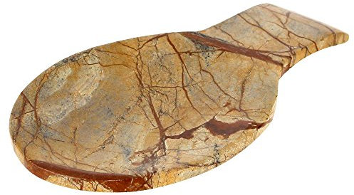 Handmade Natural Stone Cheeseboard - 27 x 19 CM Server for Cheese - Artisan Crafted in India