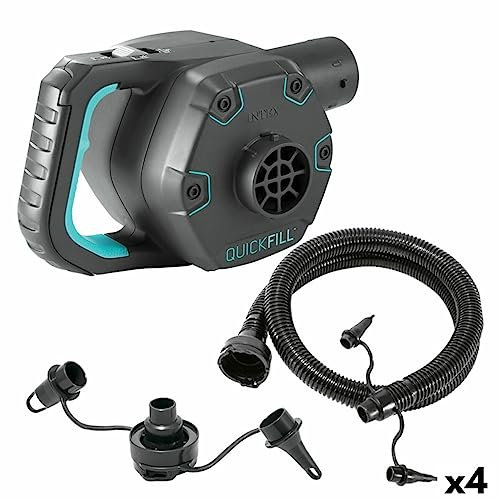 Intex Bomba de Aire Eléctrica Quick Fill Invertible 220-240 V 4 Unidades