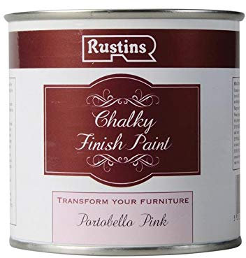 Rustins Chalky Finish Paint 250ml Portobello Pink