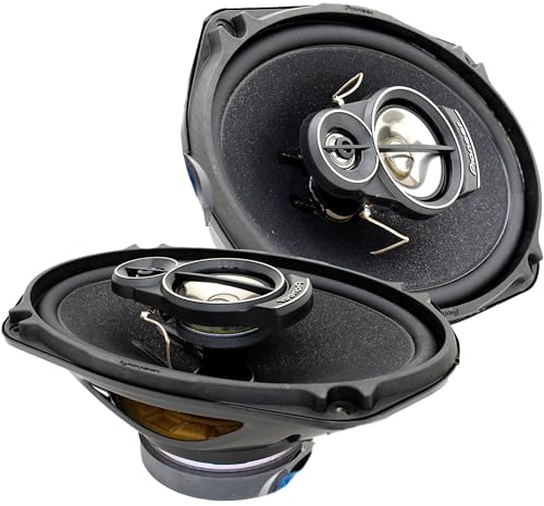 PIONEER TS-A6976S A Series 6 X 9 550 Watts Max 3-Way Car Speakers Pair with Carbon and Mica Reinforced Injection Molded Polypropylene (IMPP) Cone Construction