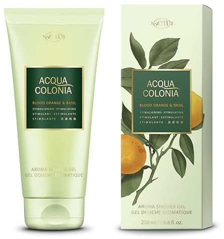 4711 Acqua Colonia Blood Orange and Basil by Muelhens for Unisex - 6.8 oz Shower Gel