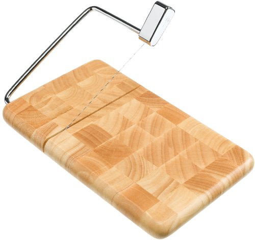 Prodyne Butcher Block Cheese Slicer, 9 1/2 x 6,End Grain Beechwood