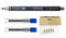 uni-ball Kuru Toga 0.5mm - Self Sharpening Mechanical Pencil - Smoke Barrel - 24 Free Leads and 5 Free Erasers