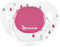 Badabulle B011215 Physiologische Schnuller - 2 x Regentropfen, Silikon, 12 - 36 m, rosa
